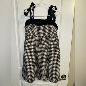 Black and White Houndstooth Dress Sofie the Label Small